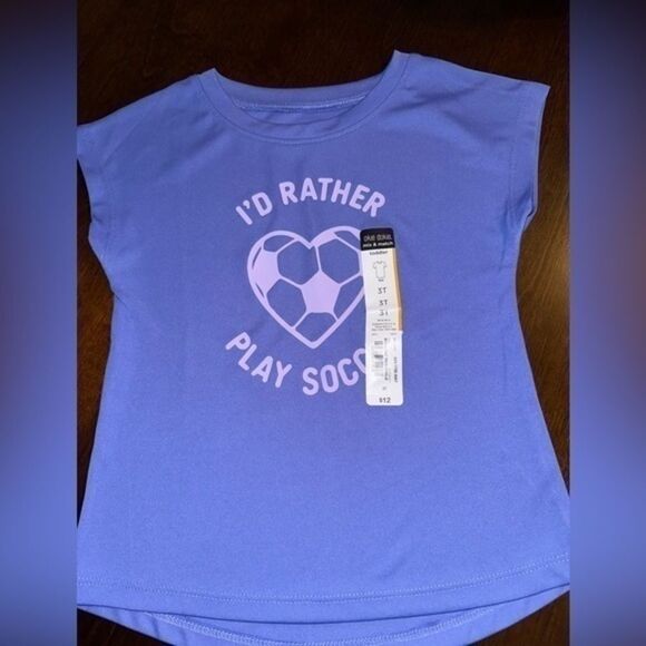 Girls - I'd Rather Play Soccer - NWT - Size 3T - Picture 1 of 3